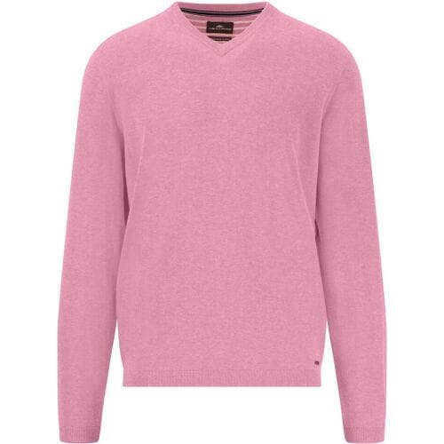Fynch-Hatton Trui V-Neck Air Cotton Peony / male