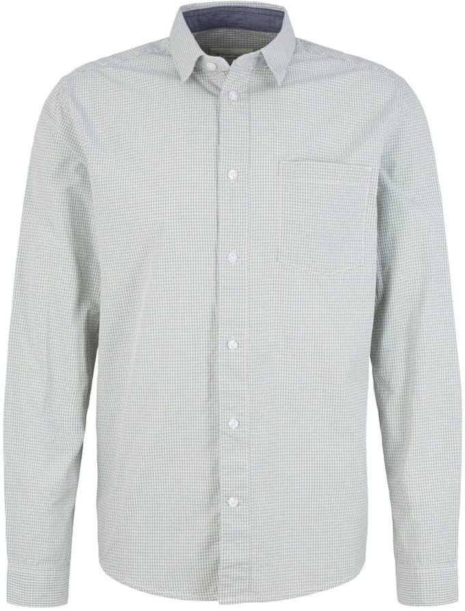 Tom Tailor - Hemd - Maat S - Mannen - 31178 ice blue - katoen