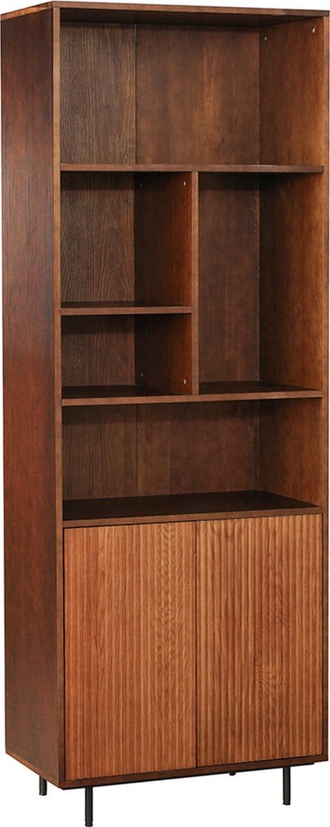 Bronx71® Wandkast Bradley rustiek eiken 80x220 cm
