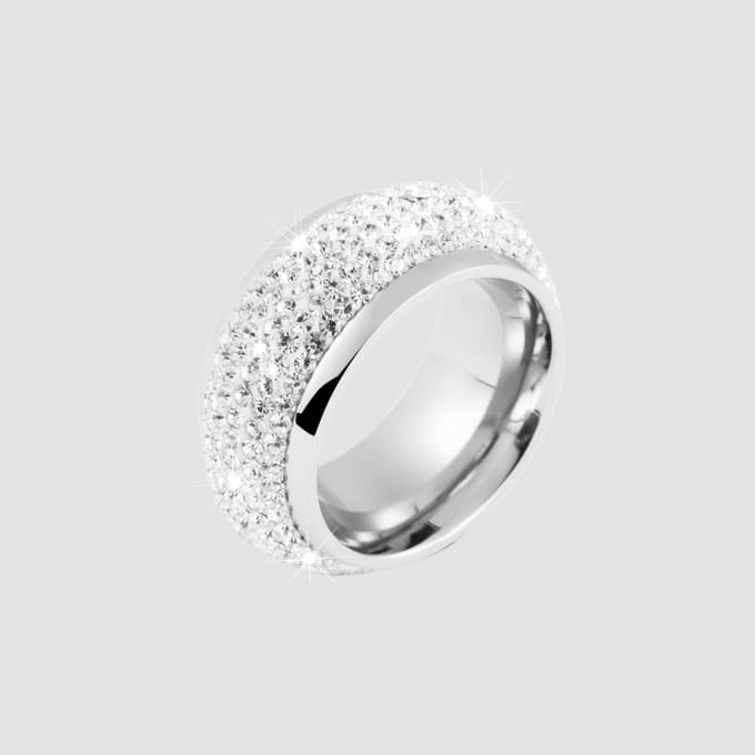 AKZENT Akzent Dames Ring Clodia, zilverkleurig, duurzaam