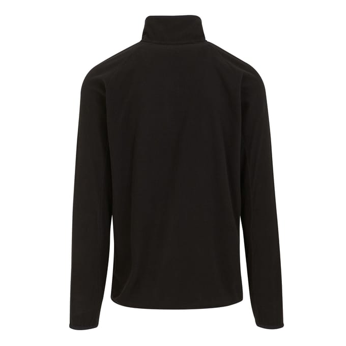 Regatta Heren Navigate Half Zip Fleece (Zwart/Oranje Pop)