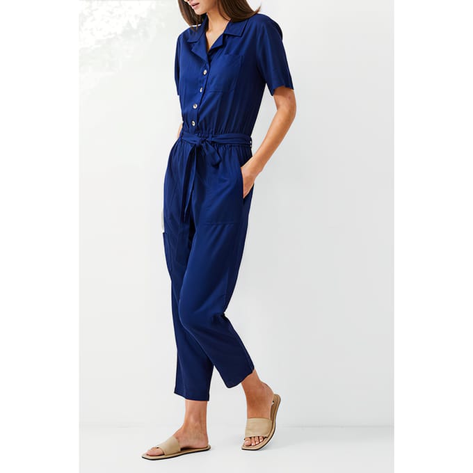 French Connection Utility Pocket Jumpsuit Dk Navy Größe: 6 | Jumpsuits Outlet | Damen | Blau