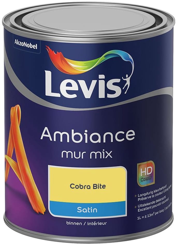 Levis - Ambiance Mur Satin Mix - Cobra Bite - Mengverf - 1 L