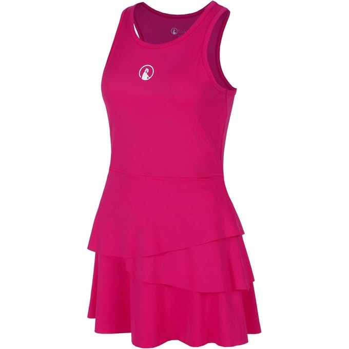 Quiet Please Create Flounce Jurk Meisjes-Pink,Wit