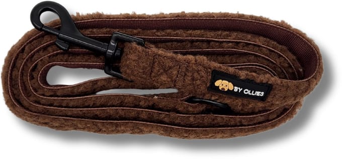By Ollies Hondenriem teddy Chocolate - Maat M (2 x 152cm)