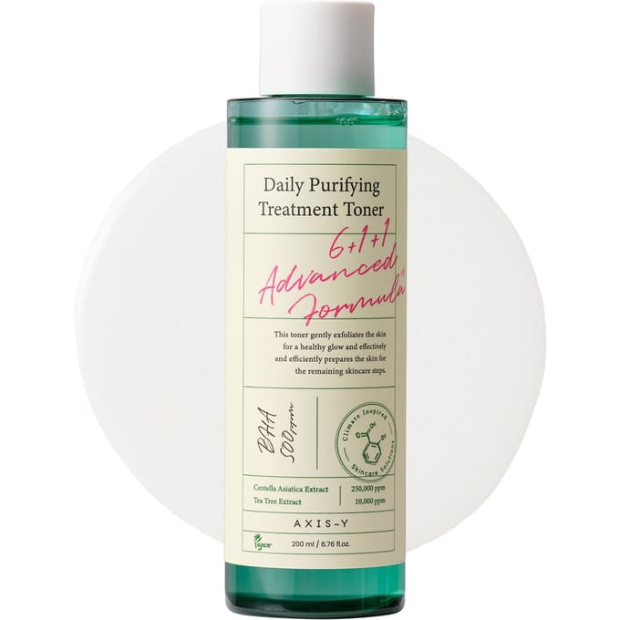 Daily Purifying Treatment Toner 200 ml – Toner, Exfoliating, For Acne-Prone Skin, Tea Tree, Salicylic Acid, Suitable For Morning Skincare Routine