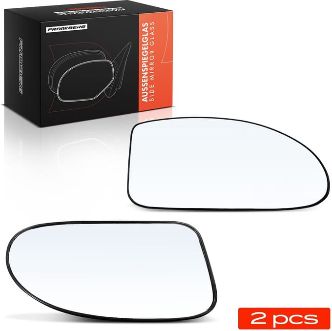 Frankberg 2x Buitenspiegelglas Voor Links Rechts voor Focus DAW DBW