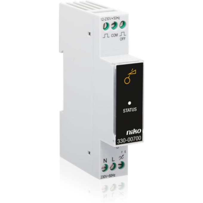 Niko-Servodan Dimmer rcl 5-350 VA 17.5 mm push-button