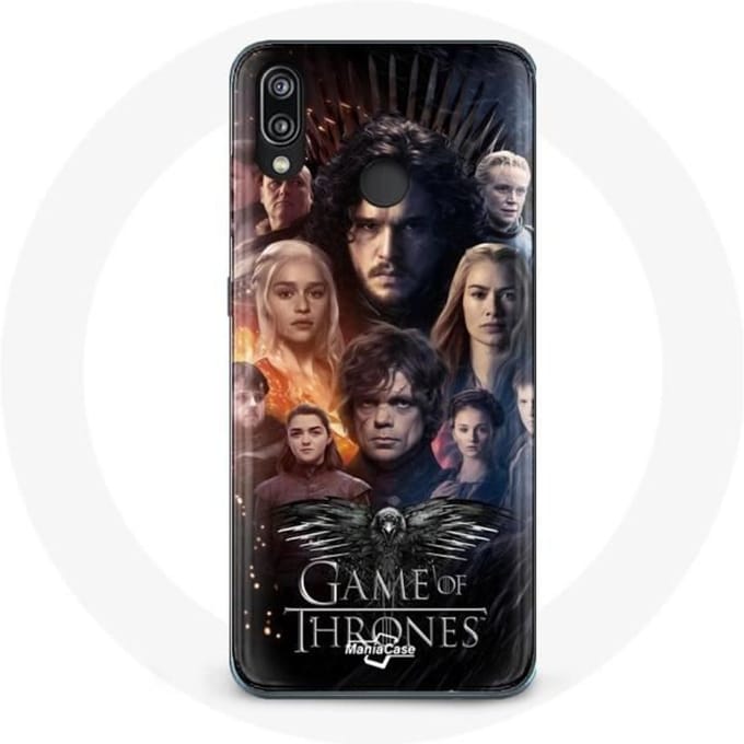 Coque pour Huawei P20 Lite Game of Thrones Saison 8 Le Trône de Fer L'affiche de L'équipage Logo Aig