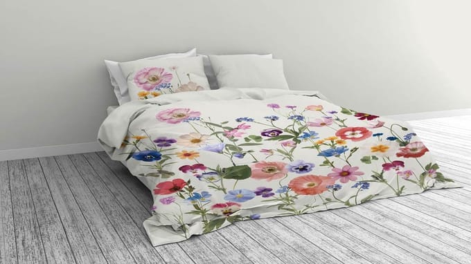 Snoozing Pippa Dekbedovertrek - Tweepersoons - 200x200/220 cm - Off-White