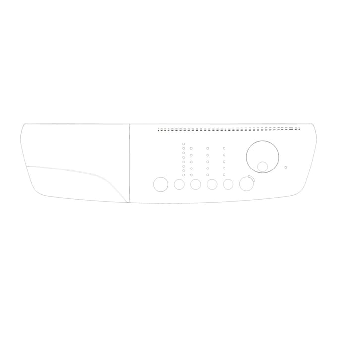 AEG controlepaneel, greeplijst, Zanussi 140042505010