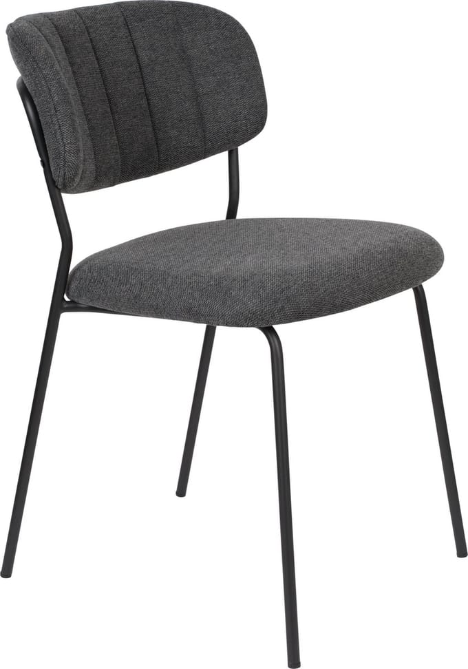 ANLI STYLE Chair Jolien Black/Dark Grey