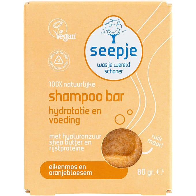 Seepje Shampoo Bar - Eikenmos & Neroli - 80 gr