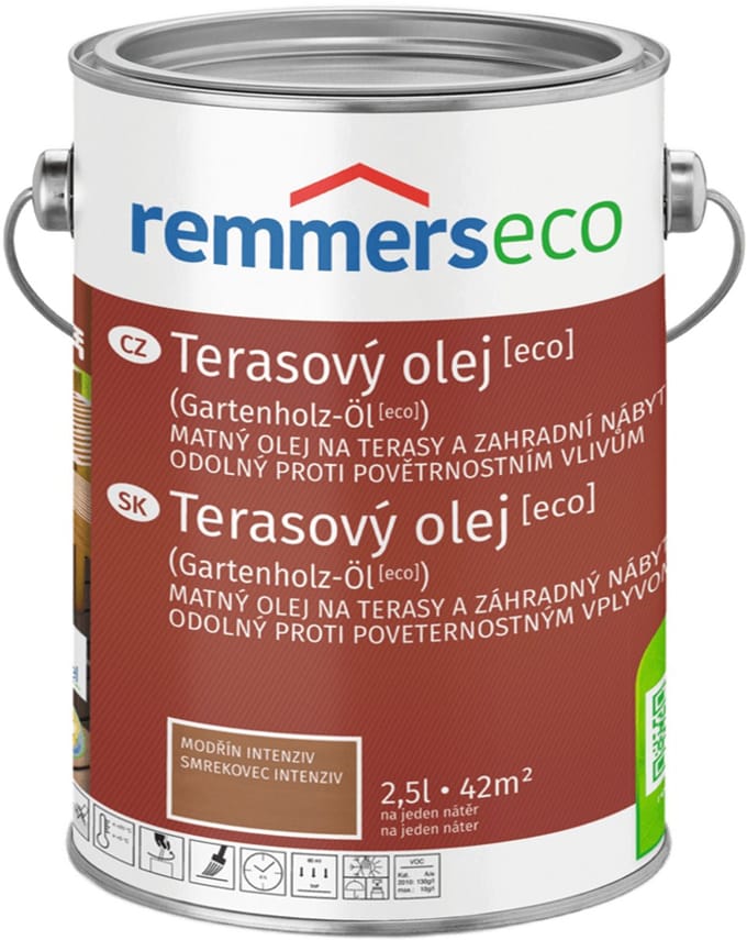 Remmers - Terrasolie ECO 5 l, platinagrijs