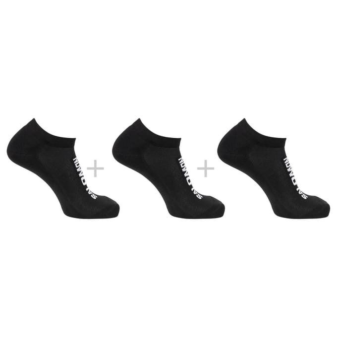 Salomon Everyday Low 3-pack, sokken, zwart