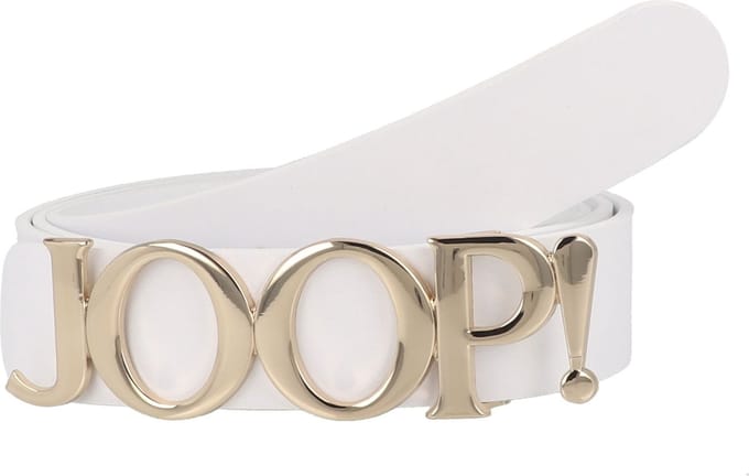 Joop! Riem Leer - Dames - 80 cm - white-gold