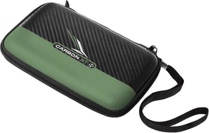 Professionele Dartpijlen Koker Set | Carbon Stijl Opbergcase | Groen
