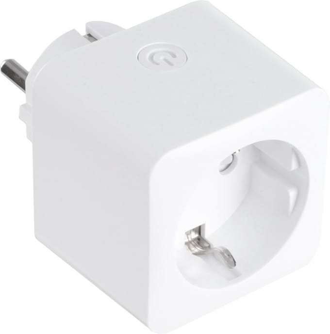 Q-Link adapterstekker - randaarde - WIFI meter - 16A - wit