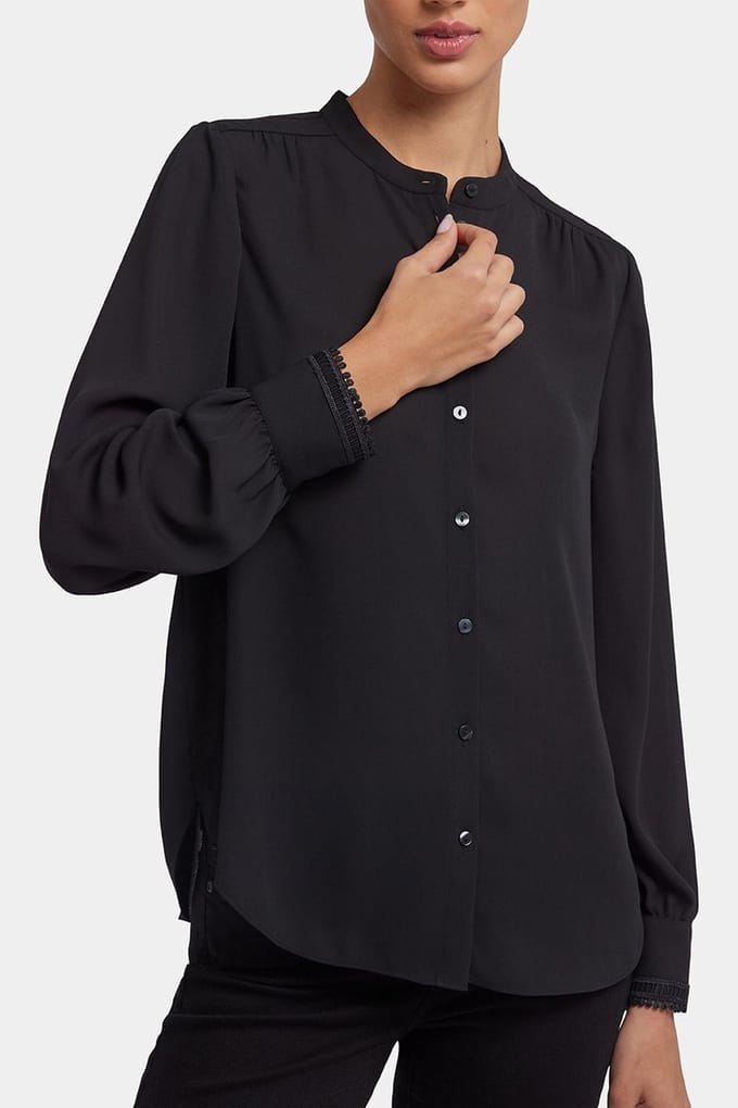 Janie Blouse | Zwart