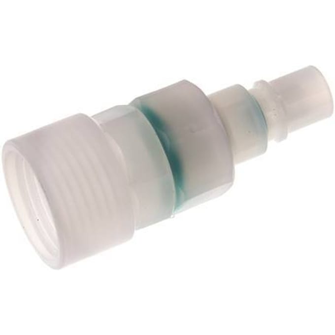 PVDF DN 7.2 Koppeling Insteeknippel G 1/2 inch Binnendraad Dubbele afsluiting
