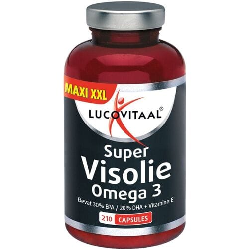 Lucovitaal Super Omega 3 Visolie 210 capsules MAXI XXL
