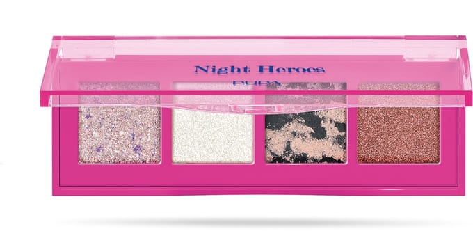 Pupa Milano - Night Heroes 4 multi-finish eyeshadow palette - 001 - 5.2 gram
