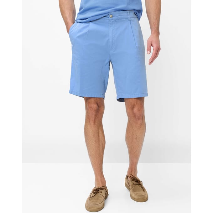 Brax Heren Bermuda  Style TINO FRESH BLUE, lichtblauw, maat 33