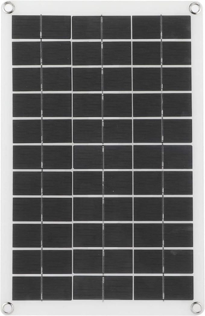 Draagbaar Zonnepaneel - Zonnecel Module - Energie Opwekken - Hoge Efficiëntie - 100W - Zwart