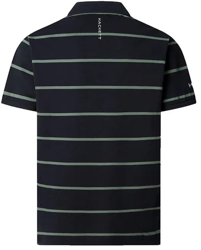 Hackett Hm5600117 Korte Mouw Poloshirt Blauw S Man