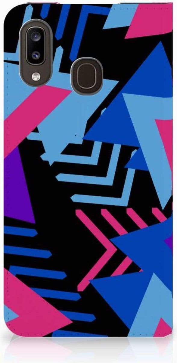 Standcase Hoesje voor Samsung Galaxy A30 Stand Case Funky Triangle