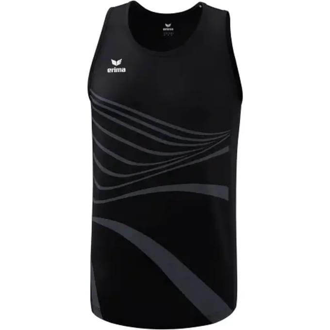 Erima Racing Hardloopsinglet Kinderen - Zwart | Maat: 128