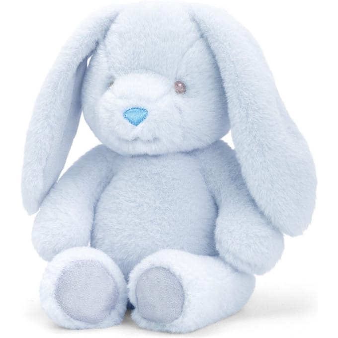 Keel Toys Pluche - Konijn 20 CM. - blauw - 100% eco friendly