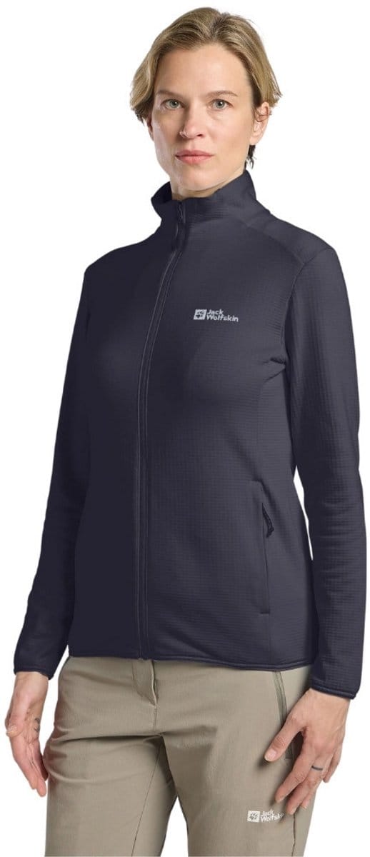 Jack Wolfskin Kolbenberg Full Zip Graphite Fleece Jack Dames