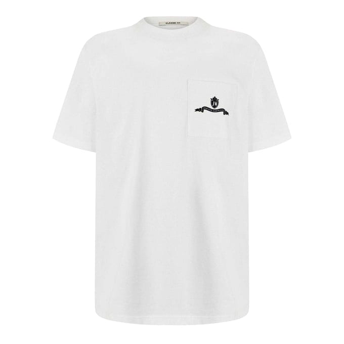 Jack Wills Heren Classic Korte Mouwen T-Shirt (Wit)