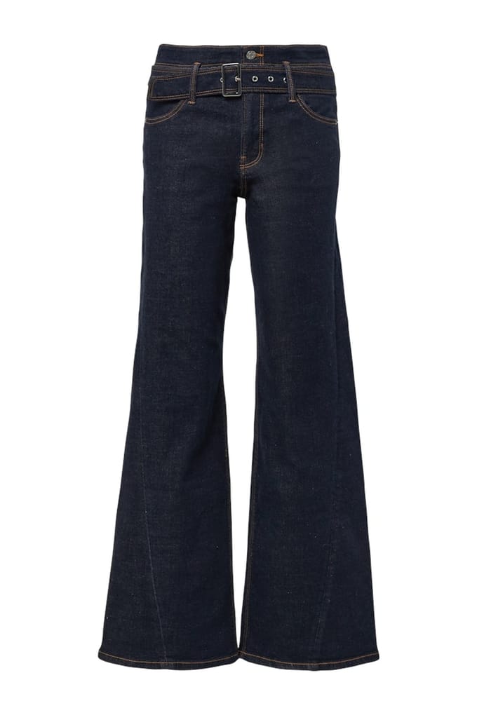s.Oliver - female - Suri jeans / normale pasvorm / hoog model / wijde pijp / naaddetail