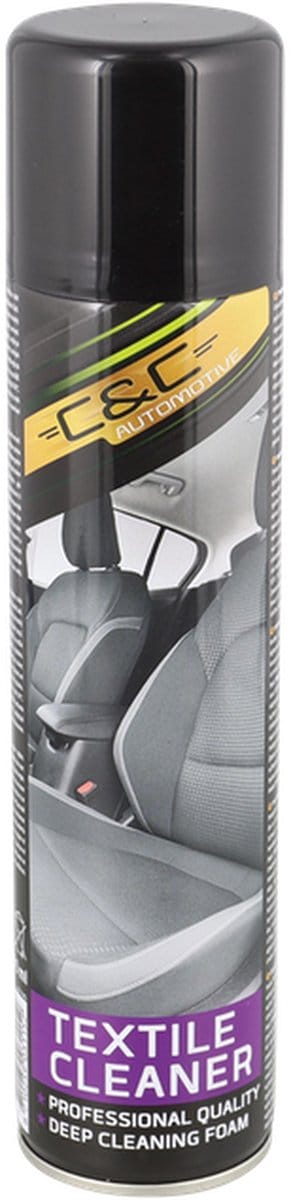 C&C Bekledingsreiniger Textiel Cleaner - sneldrogend schuim voor auto, caravan