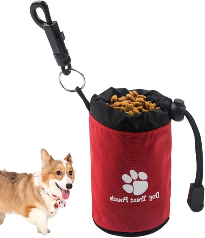 Honden Treat Tas - Honden Snacks - Training en Wandelen - Verstelbare Opening - 7 x 9 cm