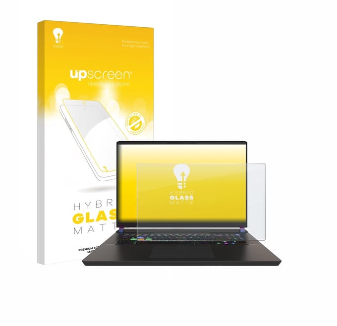 upscreen - Screenprotector voor MSI Vector 17 HX - Folie Beschermfolie Beschermglas matte
