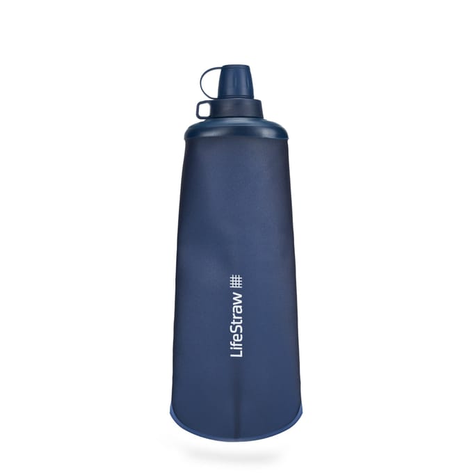 LifeStraw Peak Series Collapsible Squeeze Bottle 1L Mountain Blue
