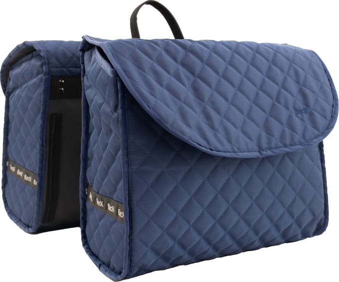 BECK Quilt - Dubbele fietstas - Navy