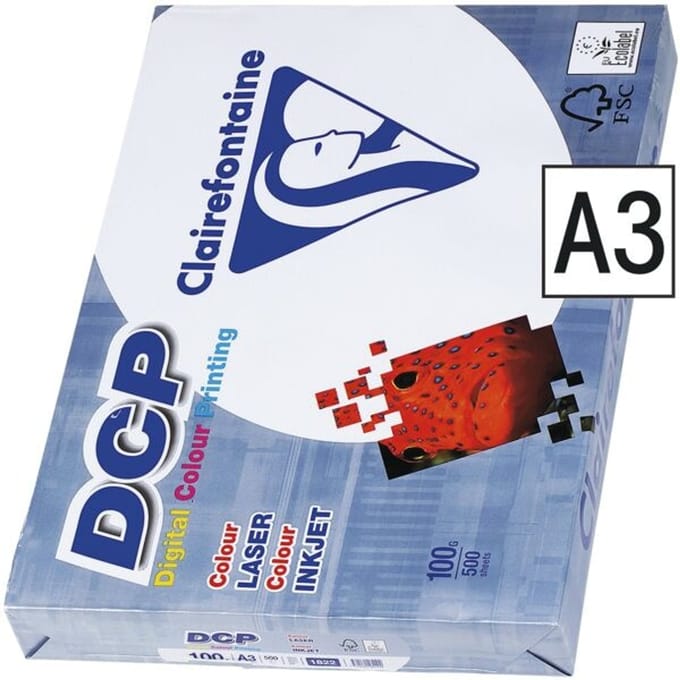 Clairefontaine DCP presentatiepapier A3 100 g pak van 500 vel