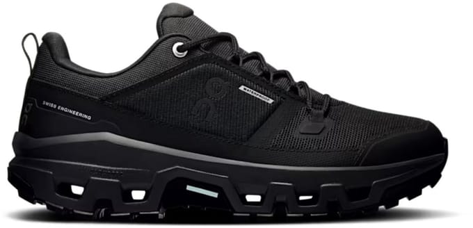 ON Cloudrock Low WP Wandelschoen Dames (Maat - US 11, Kleur - Black / Black)