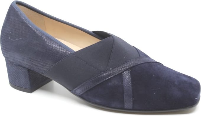 Hassia - 303333 - Pumps - Kleur: Blauw - Maat: 38