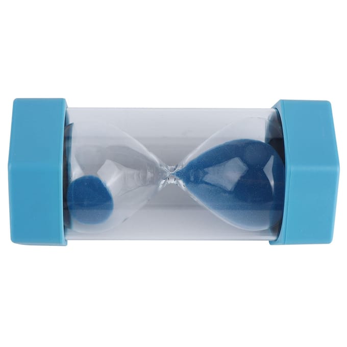 Sablier hexagonal 30 minutes Minuteur Horloge pour salle de classe Maison Bureau Cuisine Utilisation Bleu white