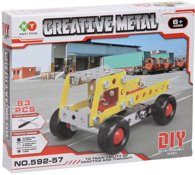 Constructieset Metaal Kiepwagen, 83dlg.