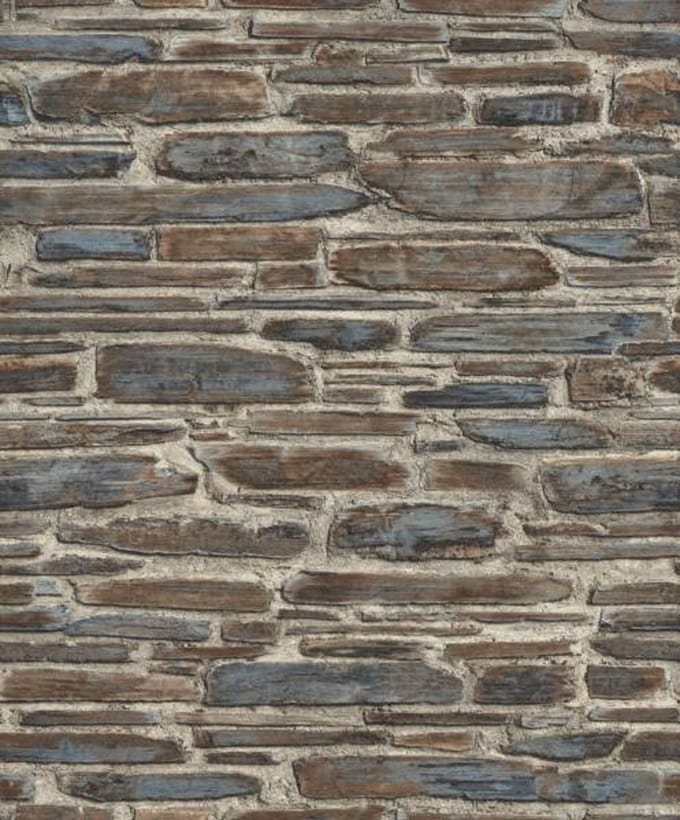 NatuurSteen Behang 3d rasch 863420