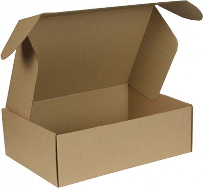 5 x Bruine Ecologische Postdozen/ Verzenddozen Formaat A4 33x24,5x8cm