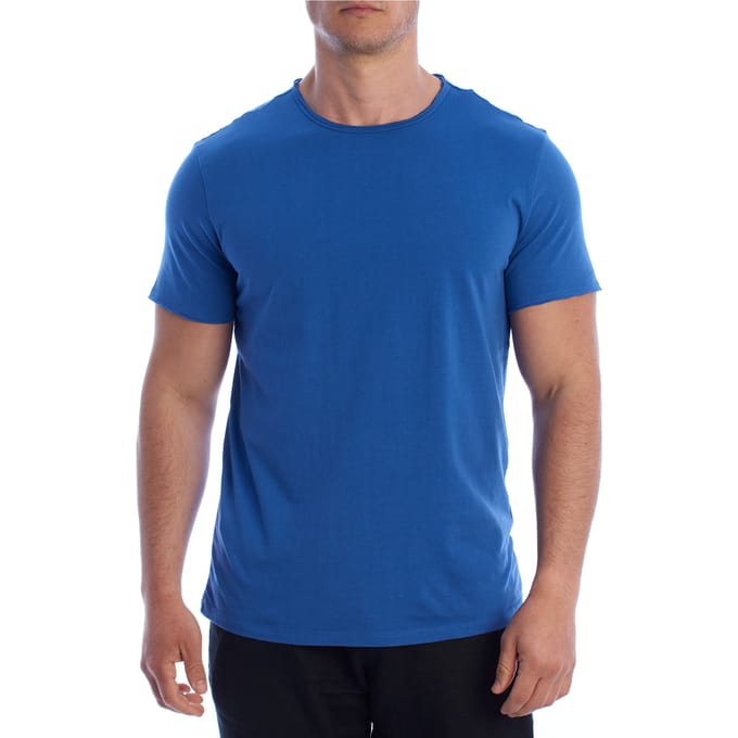 Heren Basis Katoenen T-shirt met Korte Mouwen HS24MTS03