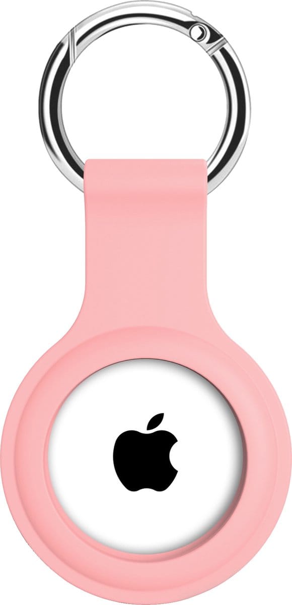 Xccess Silicon Airtag Keychain Pink