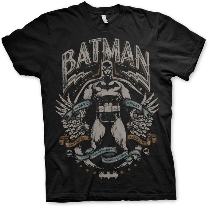 Batman Dark Knight Crusader T-shirt voor grote maten WB-1-BAT037-H58-16